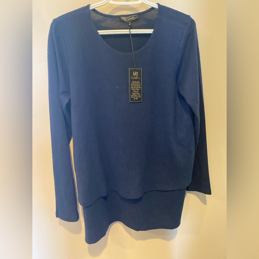DG2 by Diane Gilman Navy Sweater
